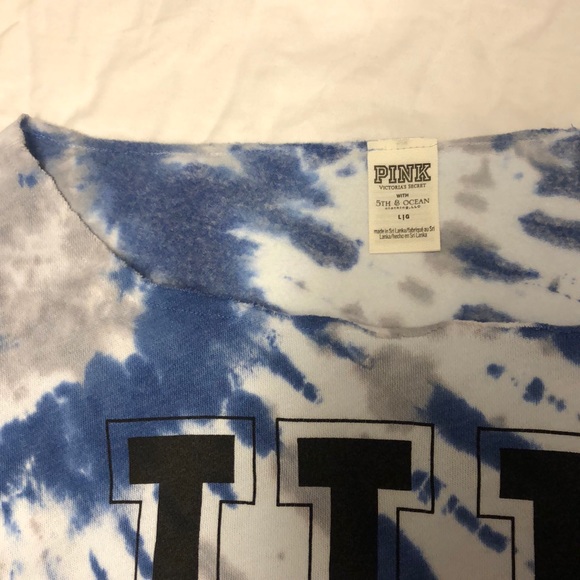 VS Pink UK Sexy Cropped Sweatshirt, oversized L - Picture 5 of 6